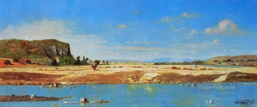  Camille Obras - El paisaje de las orillas del Durance Paul Camille Guigou